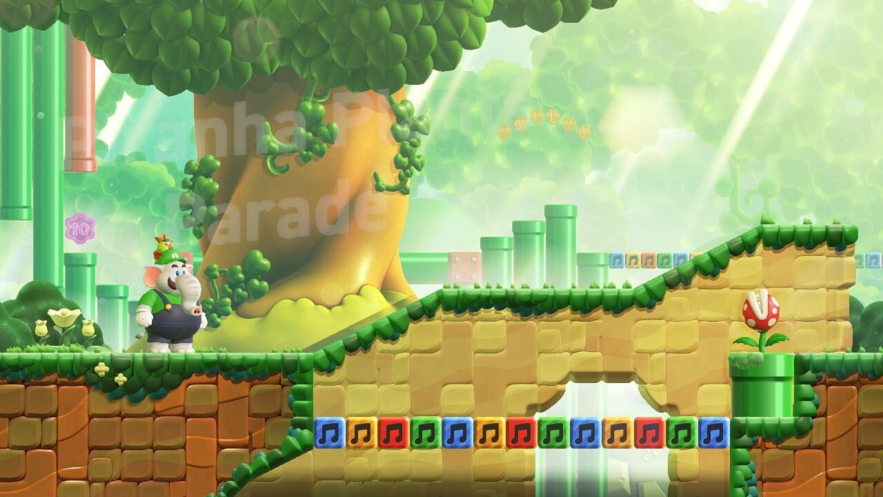 Super Mario Bros. Wonder: World 1 - Plantes Piranha en parade
