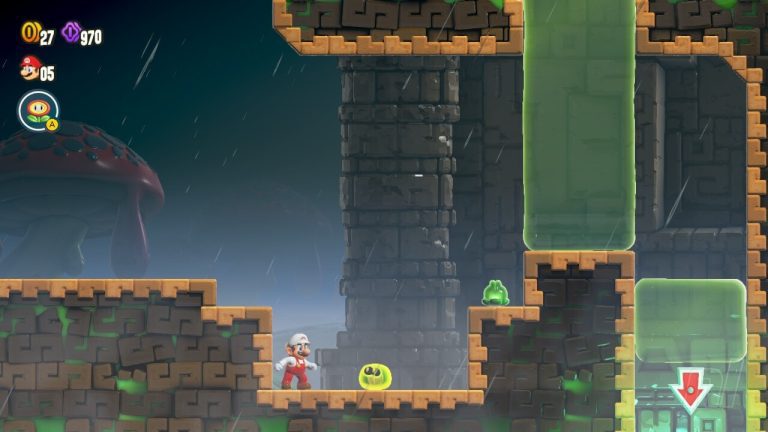 Super Mario Bros. Wonder : World 5 – Une zone inexplorée : les ruines de Wubba
