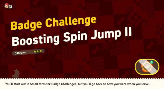 Super Mario Bros. Wonder: World 6 - Défi Badge - Boosting Spin Jump II