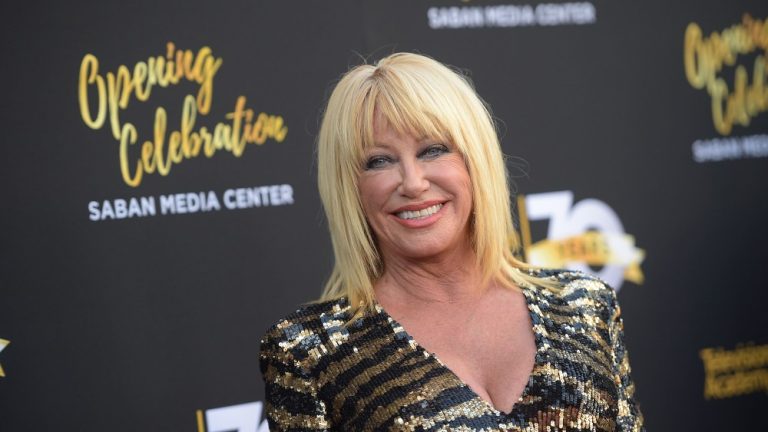 LOS ANGELES, CA - JUNE 02:  Actress Suzanne Somers attends the Television Academy's 70th Anniversary Gala on June 2, 2016 in Los Angeles, California.  (Photo by Jason Kempin/Getty Images)