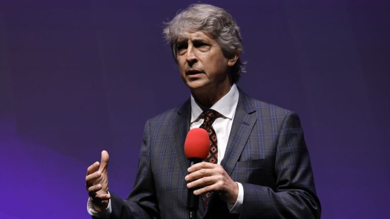 Alexander Payne on stage at the European Premiere and Cunard Gala screening of “The Holdovers