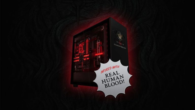 Un PC de jeu « imprégné de vrai sang humain » couronne le coup de pub le plus déséquilibré de Diablo 4 à ce jour : une collecte de sang de 666 litres