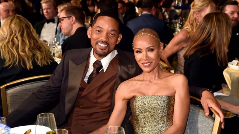 LOS ANGELES, CALIFORNIA - MARCH 13: Will Smith and Jada Pinkett Smith attend the 27th Annual Critics Choice Awards at Fairmont Century Plaza on March 13, 2022 in Los Angeles, California. (Photo by Alberto E. Rodriguez/Getty Images for Critics Choice Association)