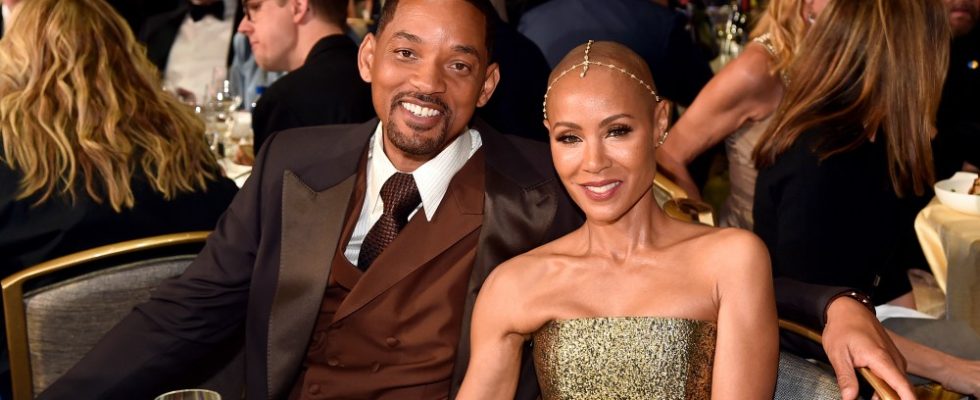 LOS ANGELES, CALIFORNIA - MARCH 13: Will Smith and Jada Pinkett Smith attend the 27th Annual Critics Choice Awards at Fairmont Century Plaza on March 13, 2022 in Los Angeles, California. (Photo by Alberto E. Rodriguez/Getty Images for Critics Choice Association)