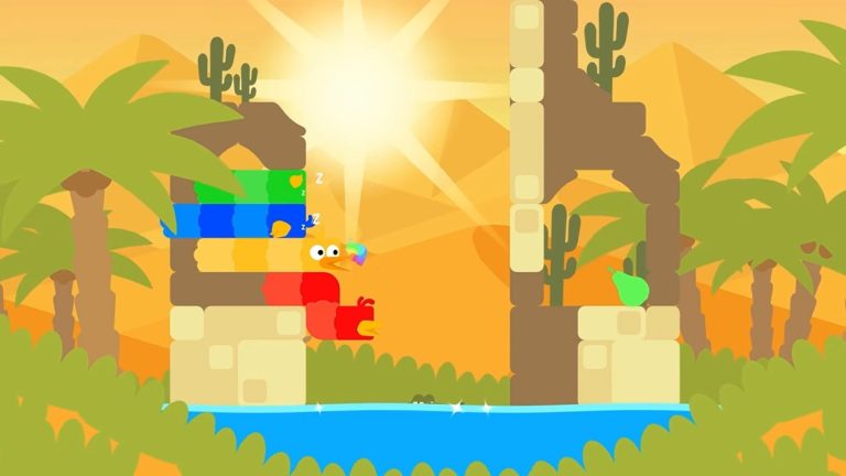 Jeu de réflexion Snakebird Complete en direction de Switch
