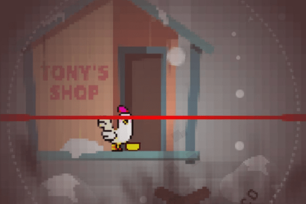 Gameplay du jeu indépendant de Vikas Pawar, Who Let The Chickens Out.