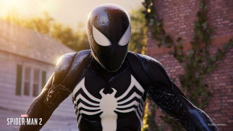 Image of Symbiote Peter Parker in Marvel's Spider-Man 2.