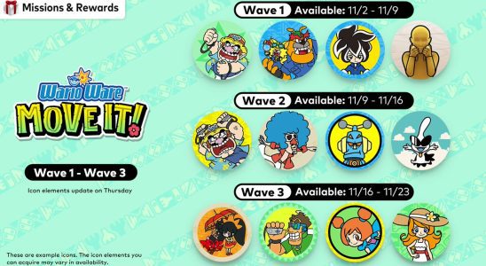 Nintendo Switch Online ajoute les icônes WarioWare: Move It