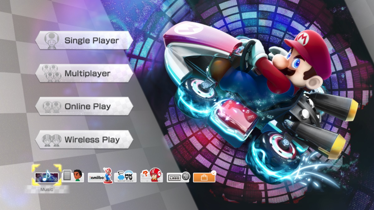 Lecteur de musique de luxe Mario Kart 8