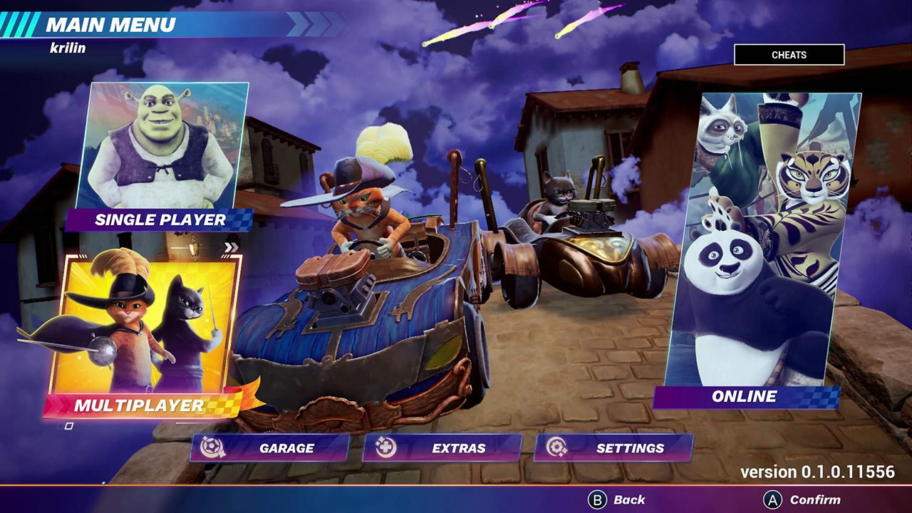 Gameplay de DreamWorks All-Star Kart Racing
