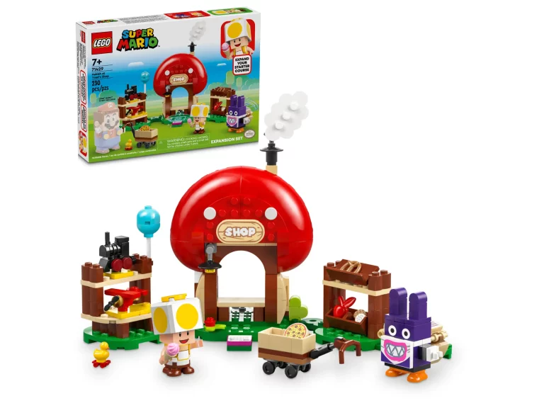 LEGO Super Mario révèle Nabbit chez Toad's Shop et les ensembles d'extension Penguin Family Snow Adventure
