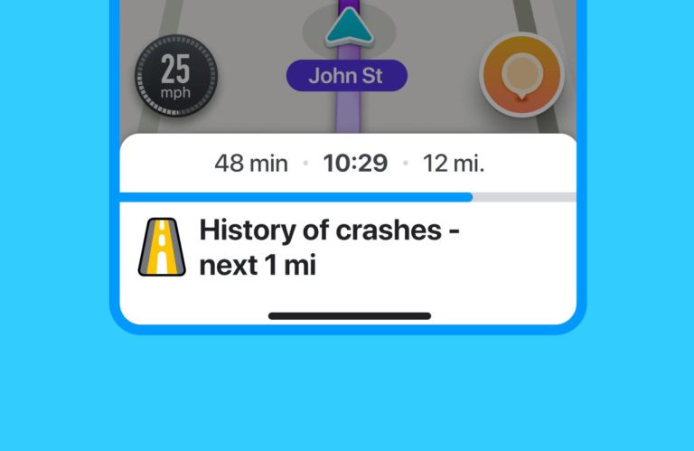 Waze vous avertira désormais si une route a des antécédents d’accidents