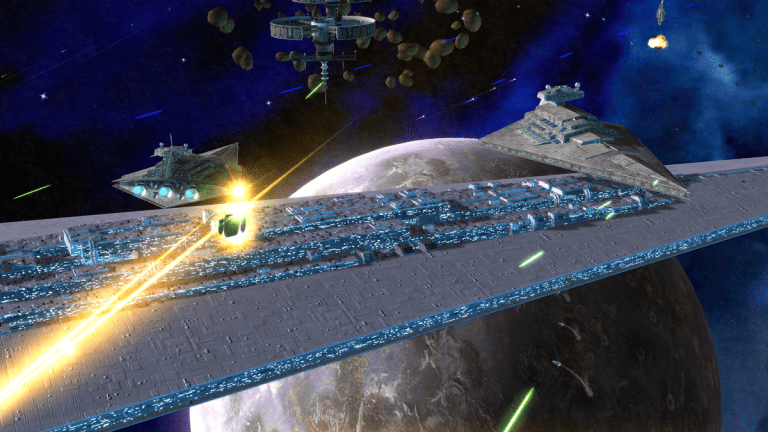 A Star Destroyer in Star Wars: Empire at War