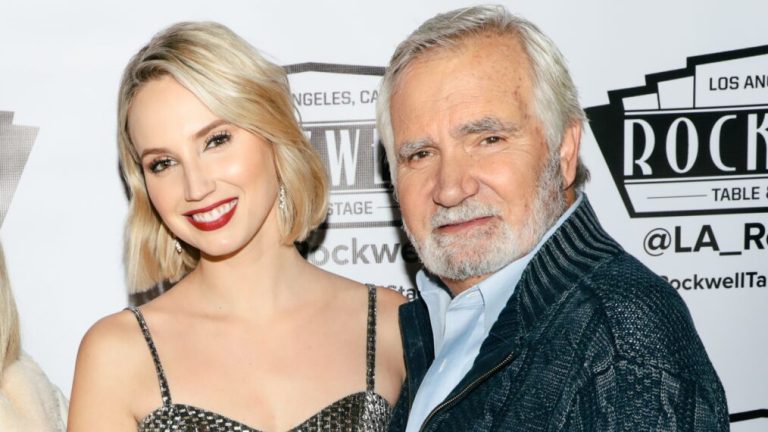 Molly and John McCook on red carpet