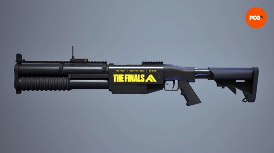 Les meilleures armes de la finale : une grande arme de type pompe capable de tirer des grenades.