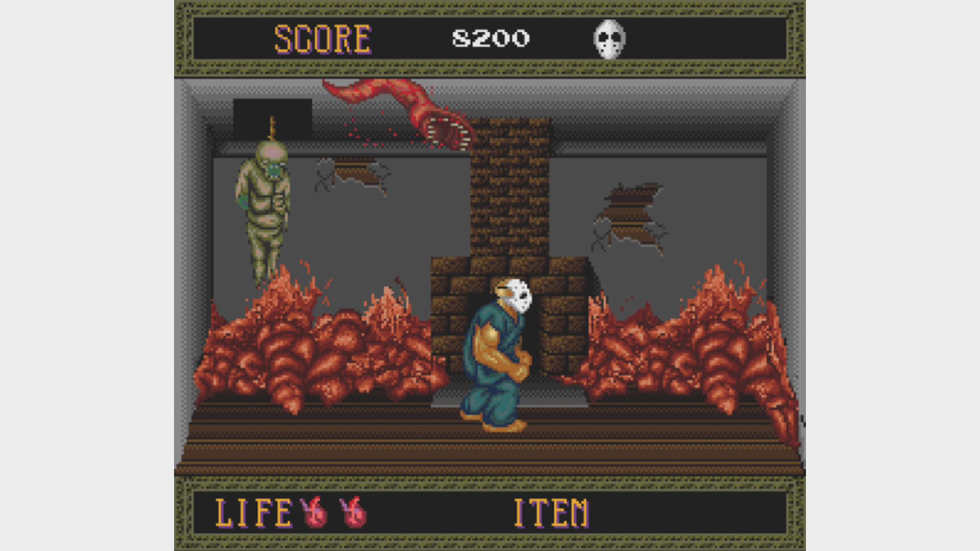 Splatterhouse sur PC Engine