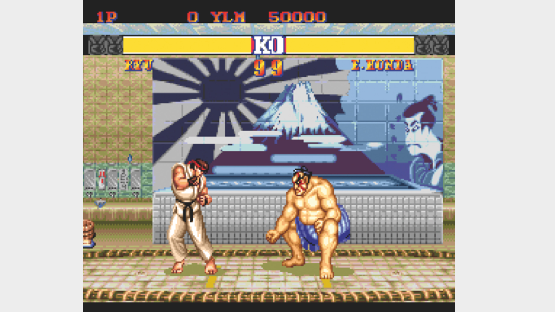 Street Fighter II : Champion Edition sur PC Engine