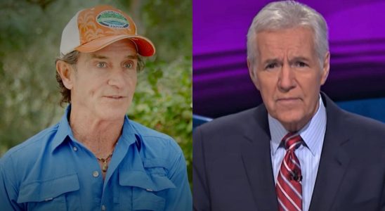 Jeff Probst and Alex Trebek