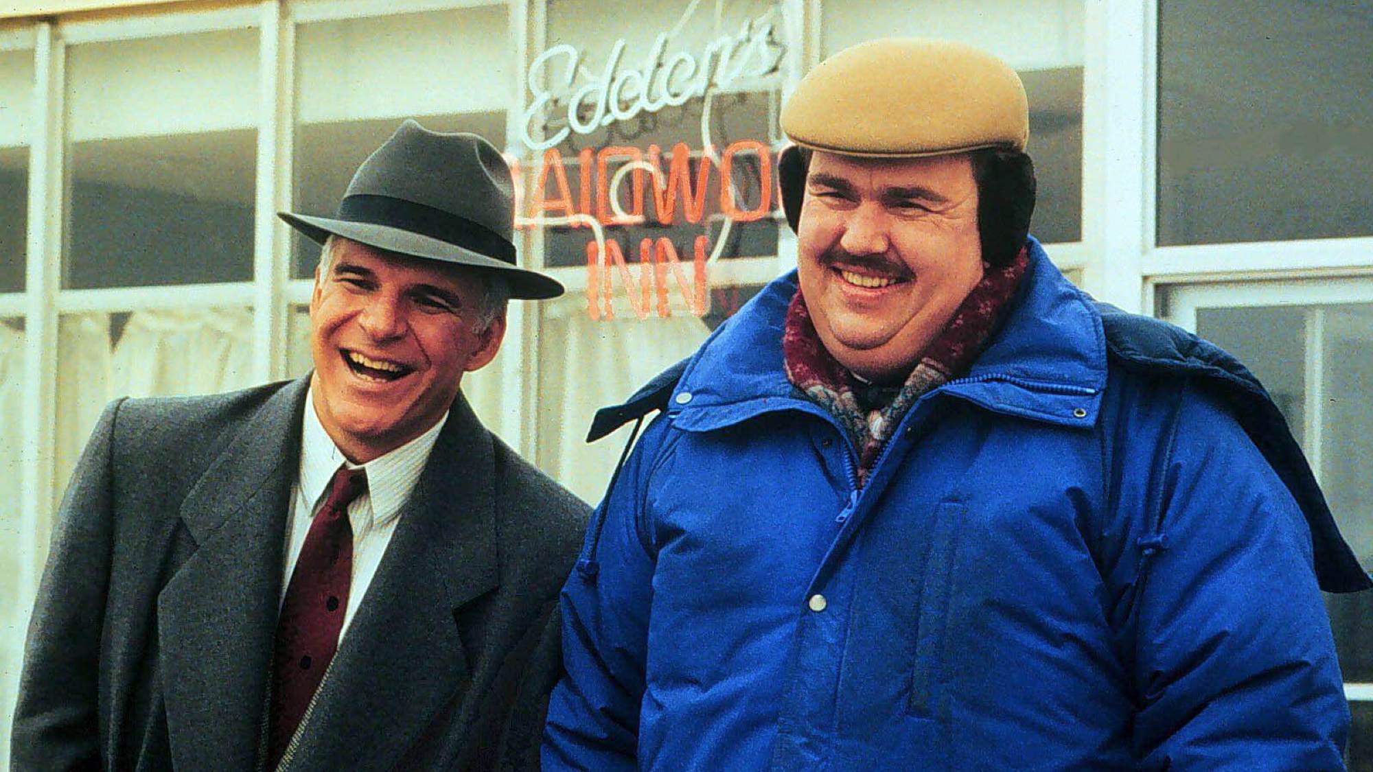 Steve Martin et John Candy dans Avions, trains et automobiles