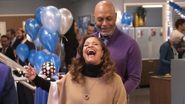 Debbie Allen and James Pickens Jr. on Grey