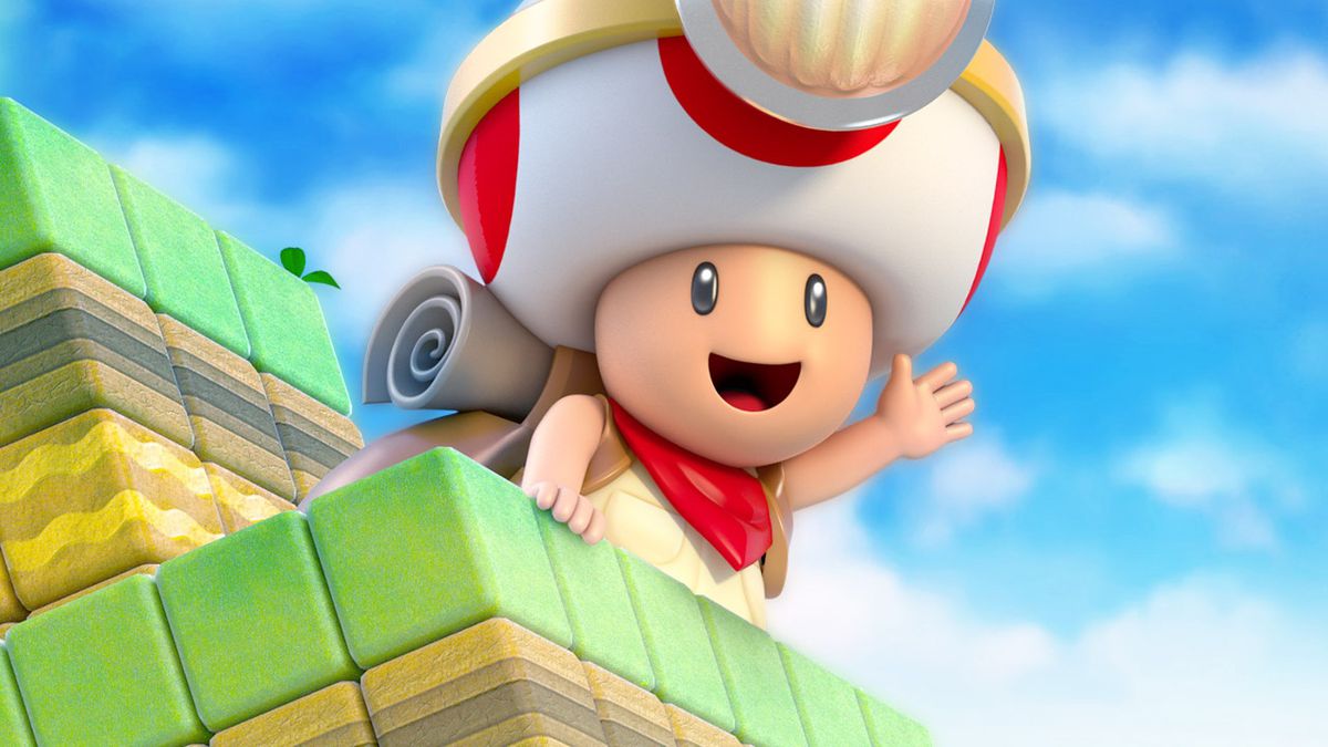 Des vagues de crapaud dans Captain Toad : art Treasure Tracker