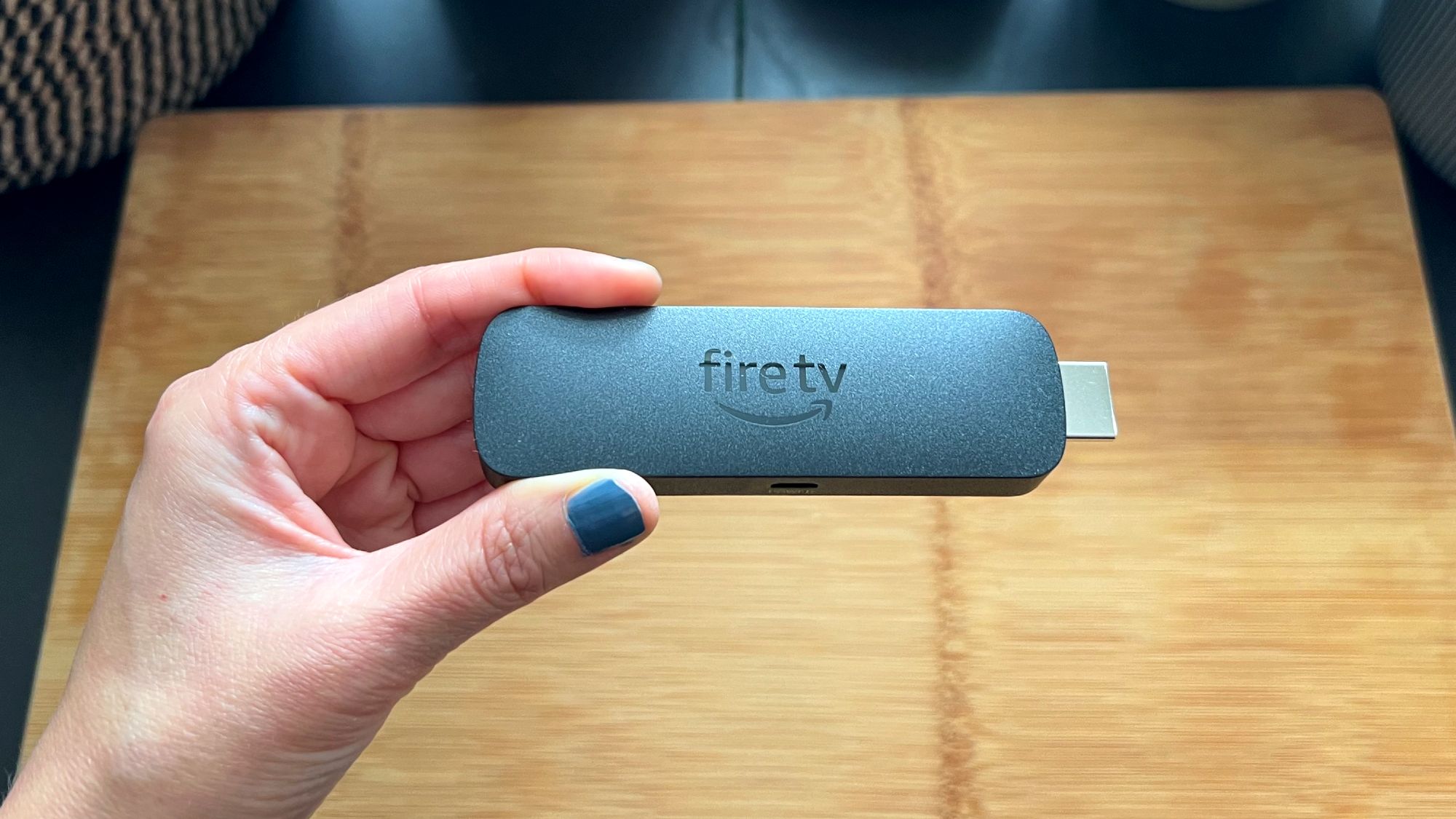 Fire TV Stick 4K (2e génération) en gros plan