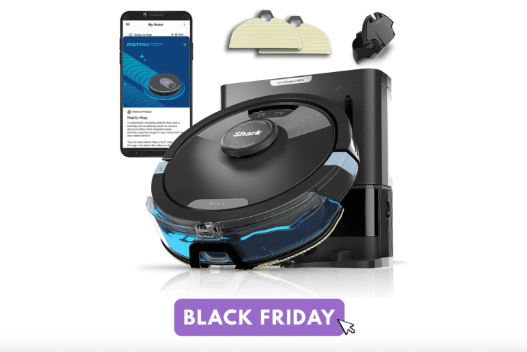 Cette machine combinée aspirateur et vadrouille robot Shark est à 300 $ de réduction dans le cadre d’une offre Amazon Black Friday