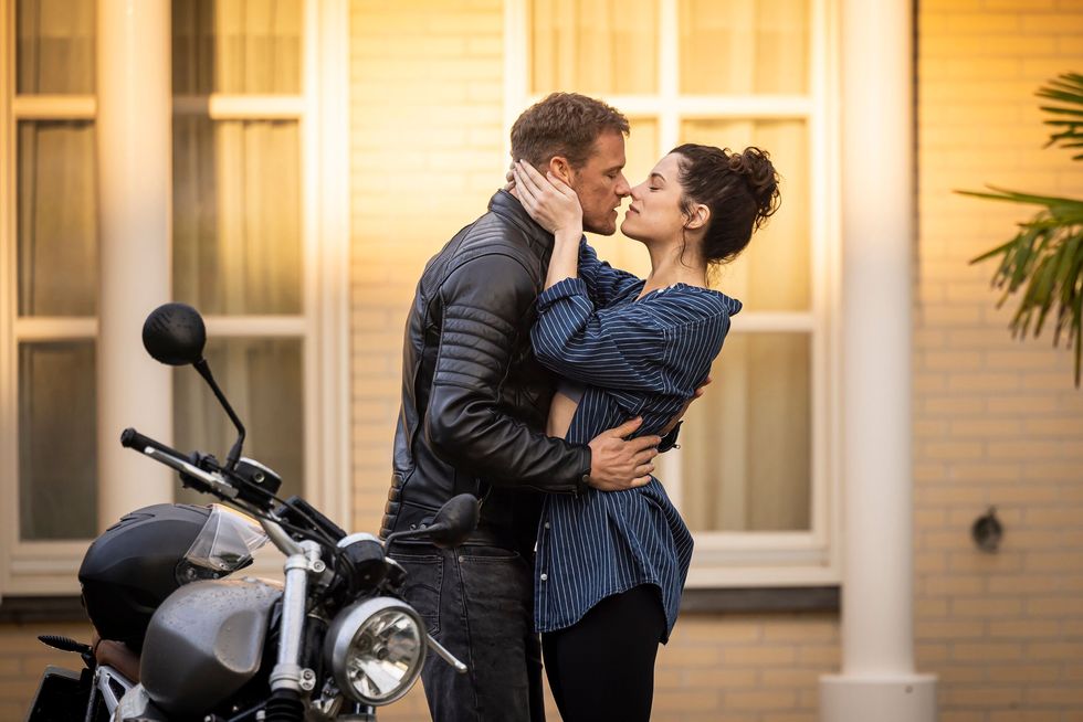 Sam Heughan et Jessica de Gouw, le couple d'à côté