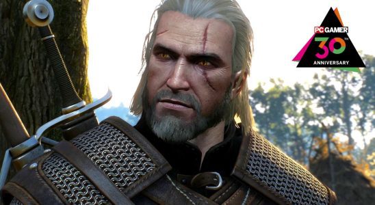 Geralt of Rivia in The Witcher 3.