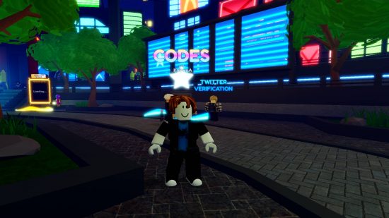 L'emplacement où vous pouvez saisir les codes Roblox Anime Adventures pour obtenir des gemmes gratuites.