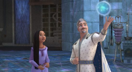 THIS WISH – In Walt Disney Animation Studios’ “Wish,” Asha is invited to see where King Magnfico keeps all of the wishes given to him by those in his kingdom. Featuring the voices of Academy Award®-winning actress Ariana DeBose as Asha and Chris Pine as King Magnifico, the epic animated musical “Wish” hits the big screen on Nov. 22, 2023. © 2023 Disney. All Rights Reserved.