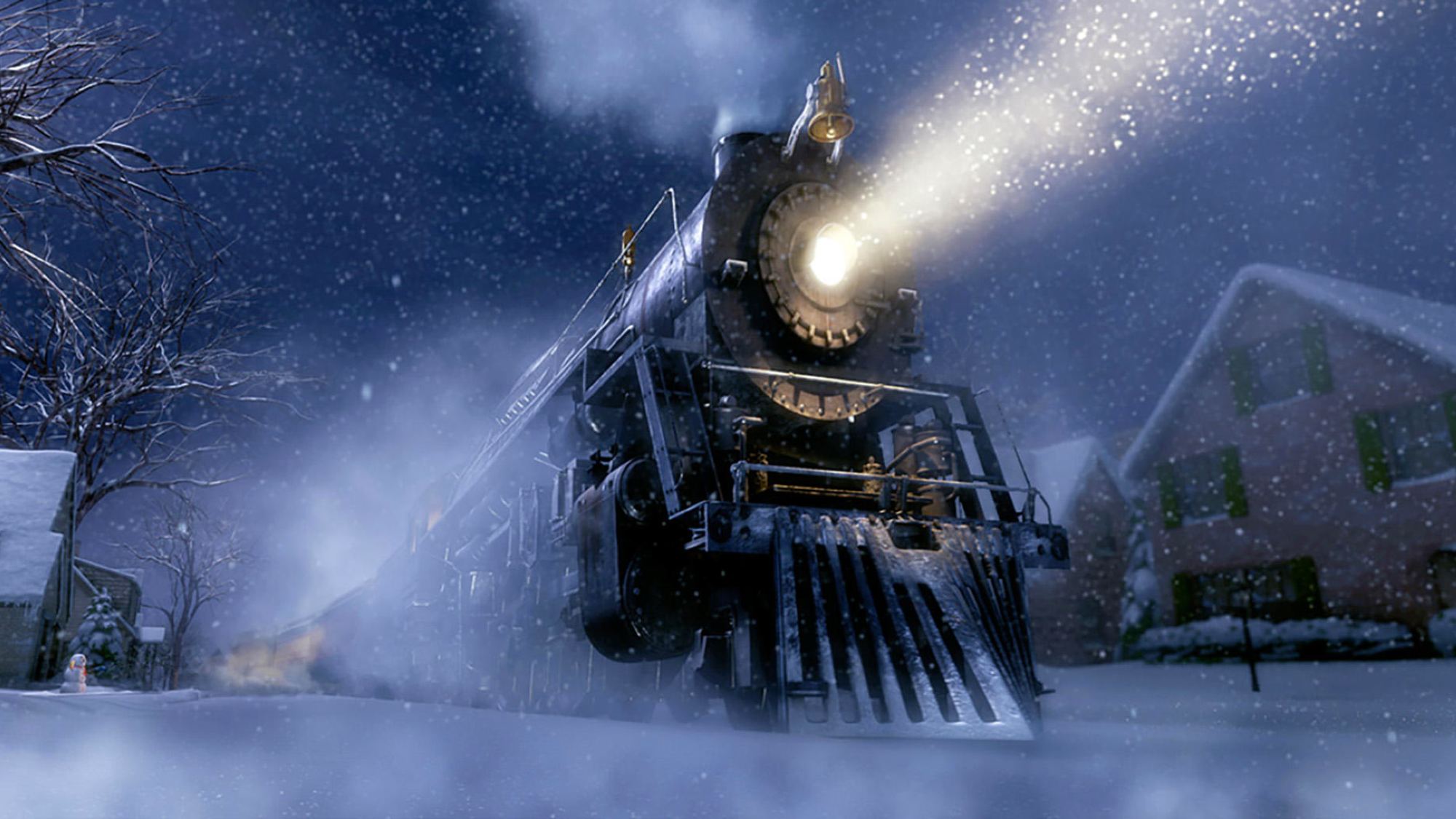 Le train dans Le Polar Express