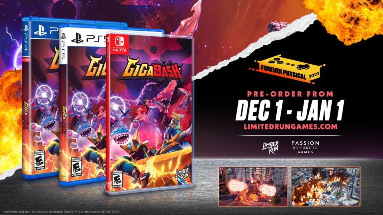 GigaBash voit une sortie physique sur Switch
