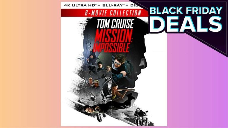 Mission : Impossible Le coffret de 6 films est très bon marché sur Amazon
