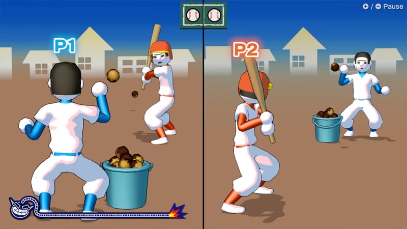 jeu de commutation de baseball wario