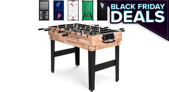 Offre de table de jeu tout-en-un – Obtenez du baby-foot, du billard, du air hockey, du ping-pong et plus encore pour seulement 130 $