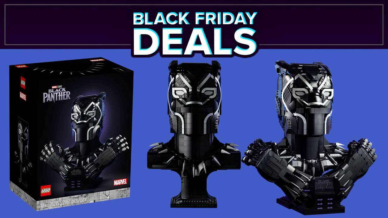 La statue Lego Black Panther est en vente à un prix fortement réduit pour le Black Friday
