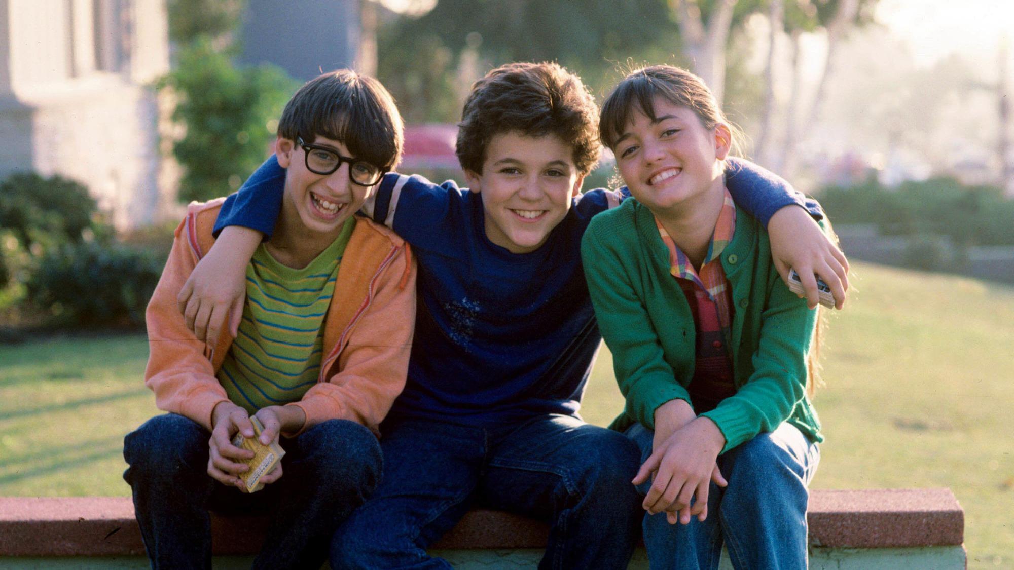 Josh Saviano, Fred Savage et Danica McKellar dans Wonder Years