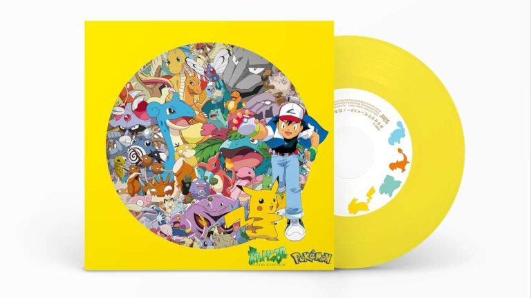 Ce vinyle Pokémon en édition limitée présente les chansons thématiques japonaises originales
