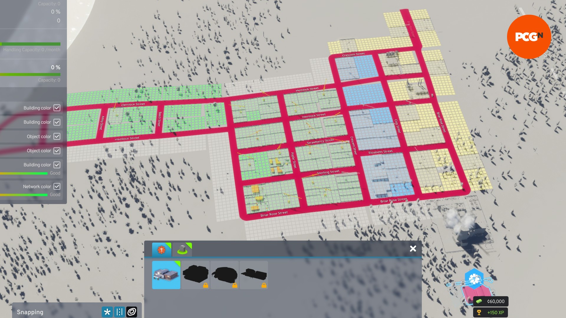 Revue de Cities Skylines 2 : Une carte thermique des routes de Cities Skylines 2