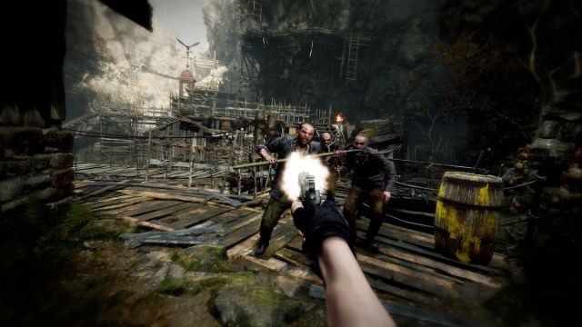 Mode VR de Resident Evil 4. 