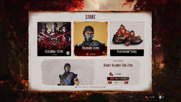 Actualisation de la boutique Mortal Kombat 1 pour le 9 novembre – Articles premium et prix indiqués