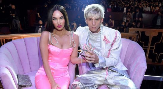 Megan Fox and Machine Gun Kelly at the iHear Radio Music Awards