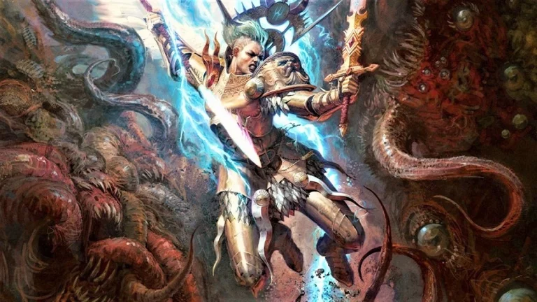 Warhammer Age of Sigmar - Yndrasta The Celestial-Spear keyart