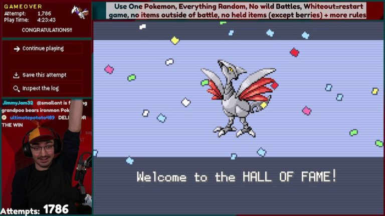 Après 1 786 tentatives, ce streamer Pokémon a réussi le « défi le plus difficile » du JRPG