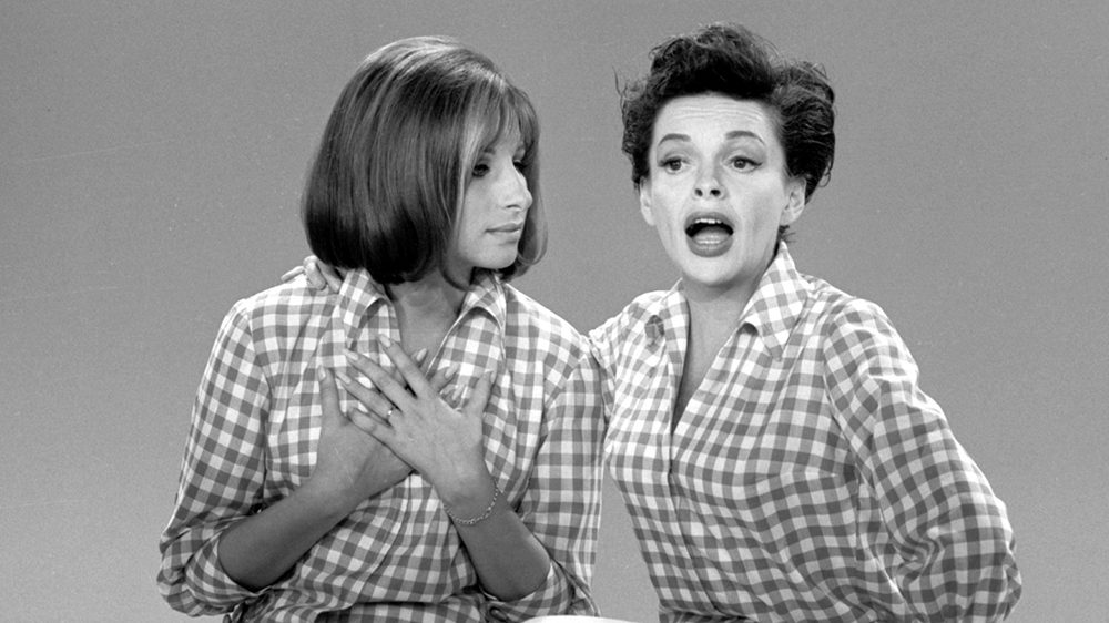 LOS ANGELES - OCTOBER 4: THE JUDY GARLAND SHOW featuring (from left) Barbra Streisand; Judy Garland, October 4, 1963. (Photo by CBS via Getty Images)