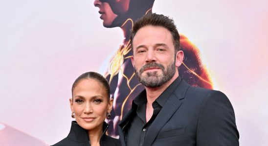 Jennifer Lopez and Ben Affleck at The Flash premiere