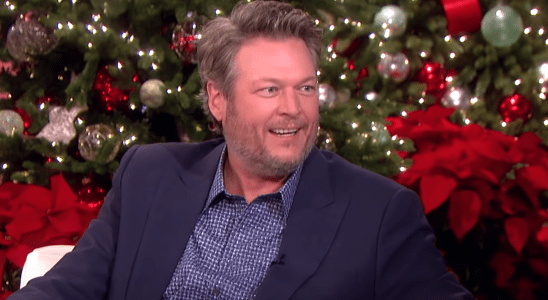 Blake Shelton talks on The Ellen Show.