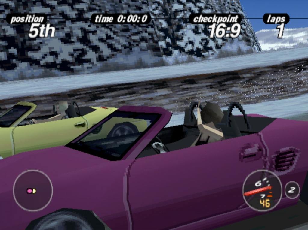 Porsche Challenge rival ps1 course arcade