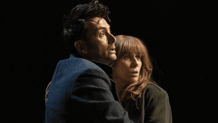 David Tenant and Catherine Tate in Doctor Who: The Star Beast